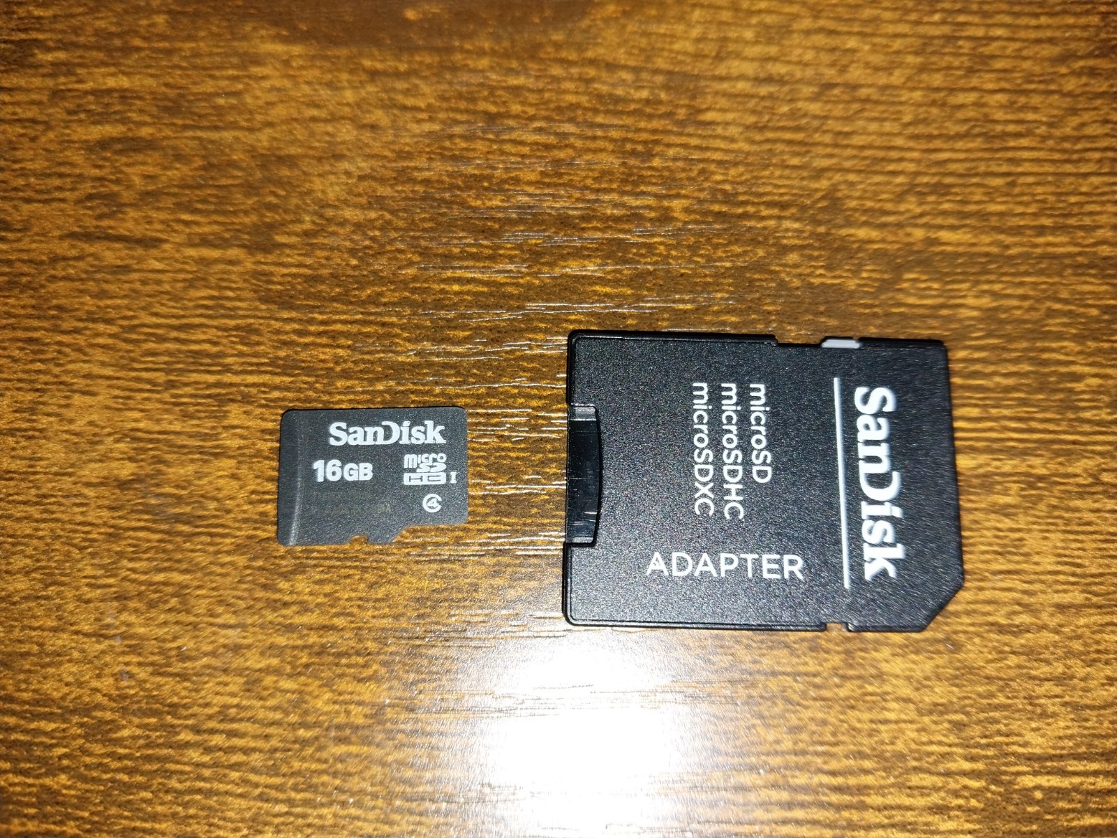 SanDisk 16GB MicroSD HC Micro SDHC SD Class 4 Flash Memory Card + Adapter
