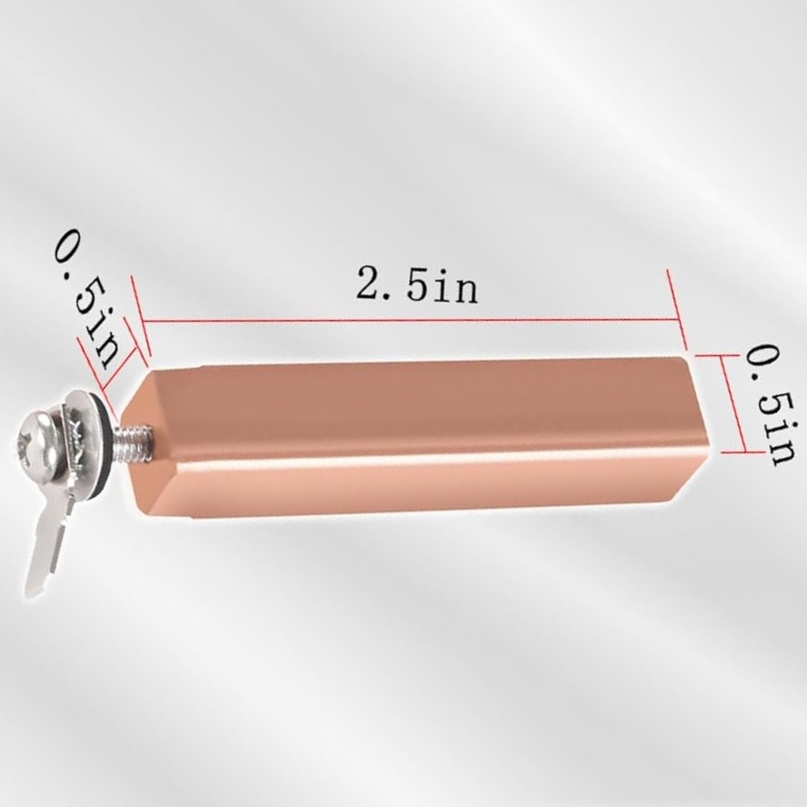 Swimming Pool Copper Electrodes Fits Power Ionizer Chamber, Replace Electrodes