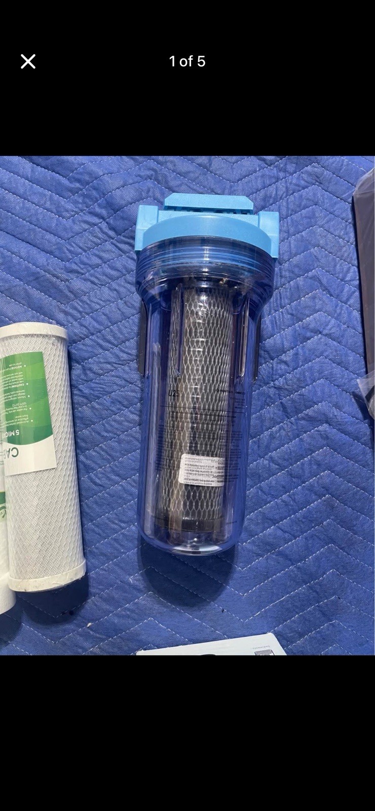 Pentair OMNIFilter U25 Filter System, 10" Standard clear / blue unit only (read)