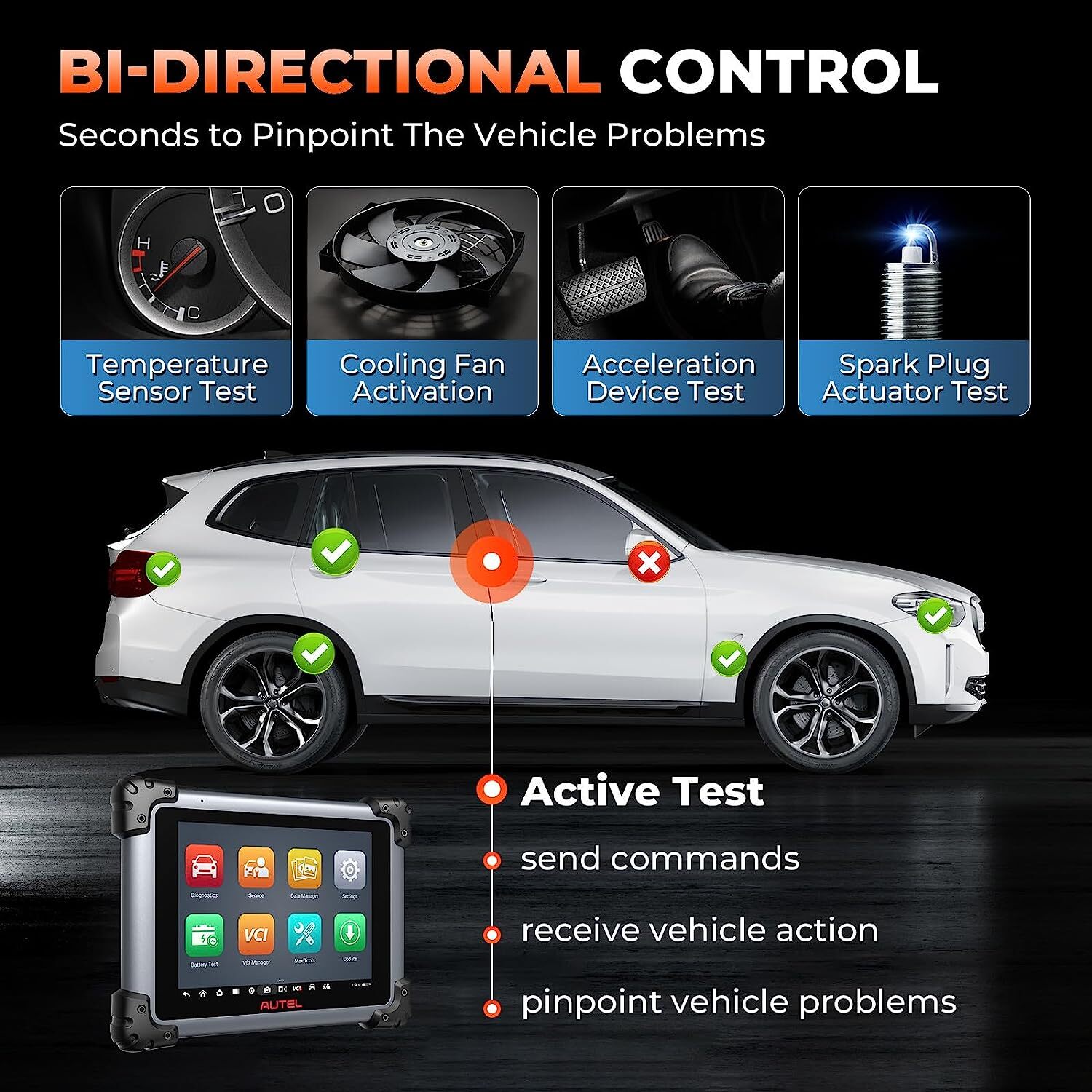 2024 Autel MaxiSys Elite II PRO as MS919 Diagnostic Scan Programming Key Coding