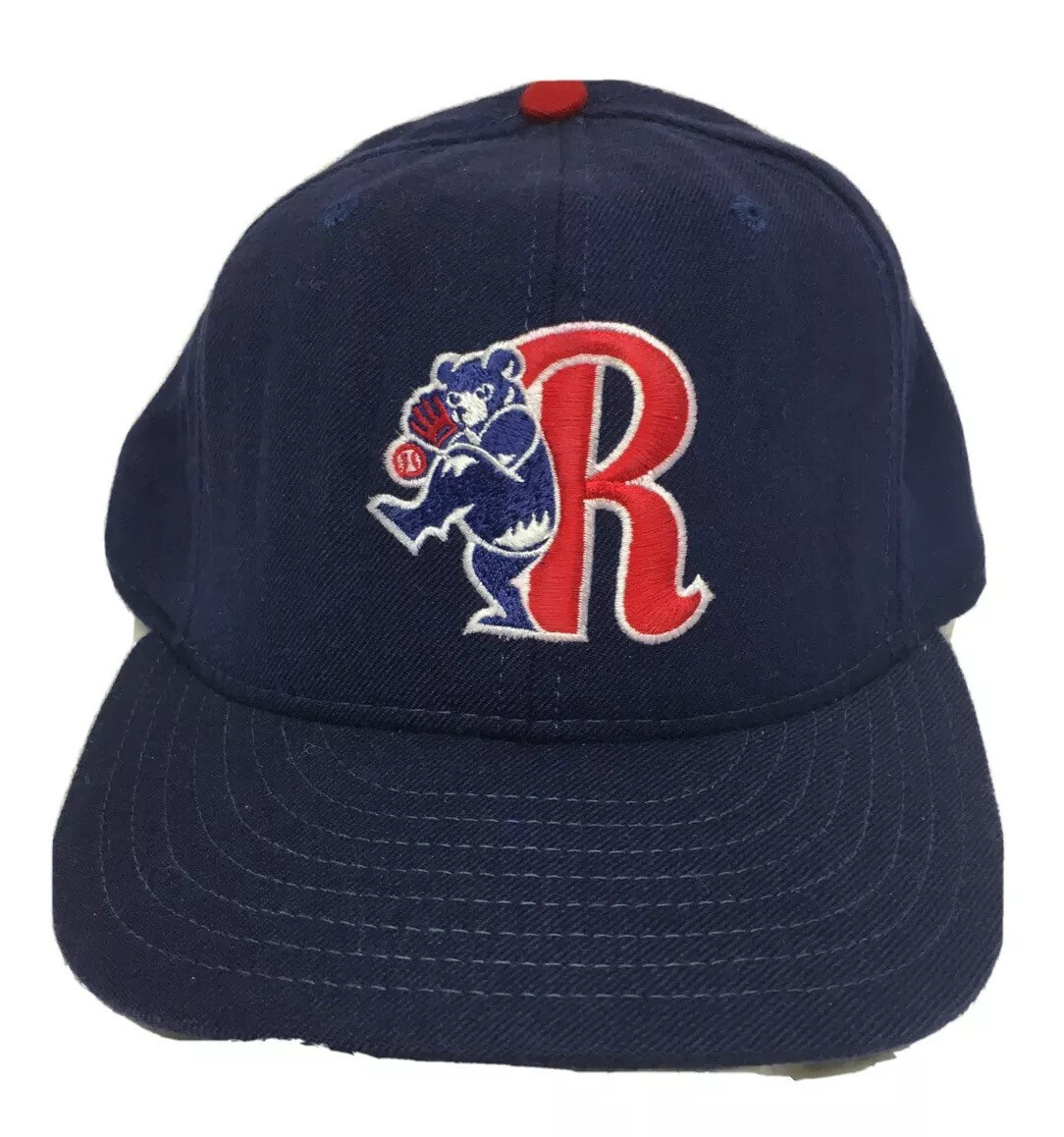 Vintage Rockford Cubbies MLB Minor Leagues New Era Size 7 Wool Fitted Hat