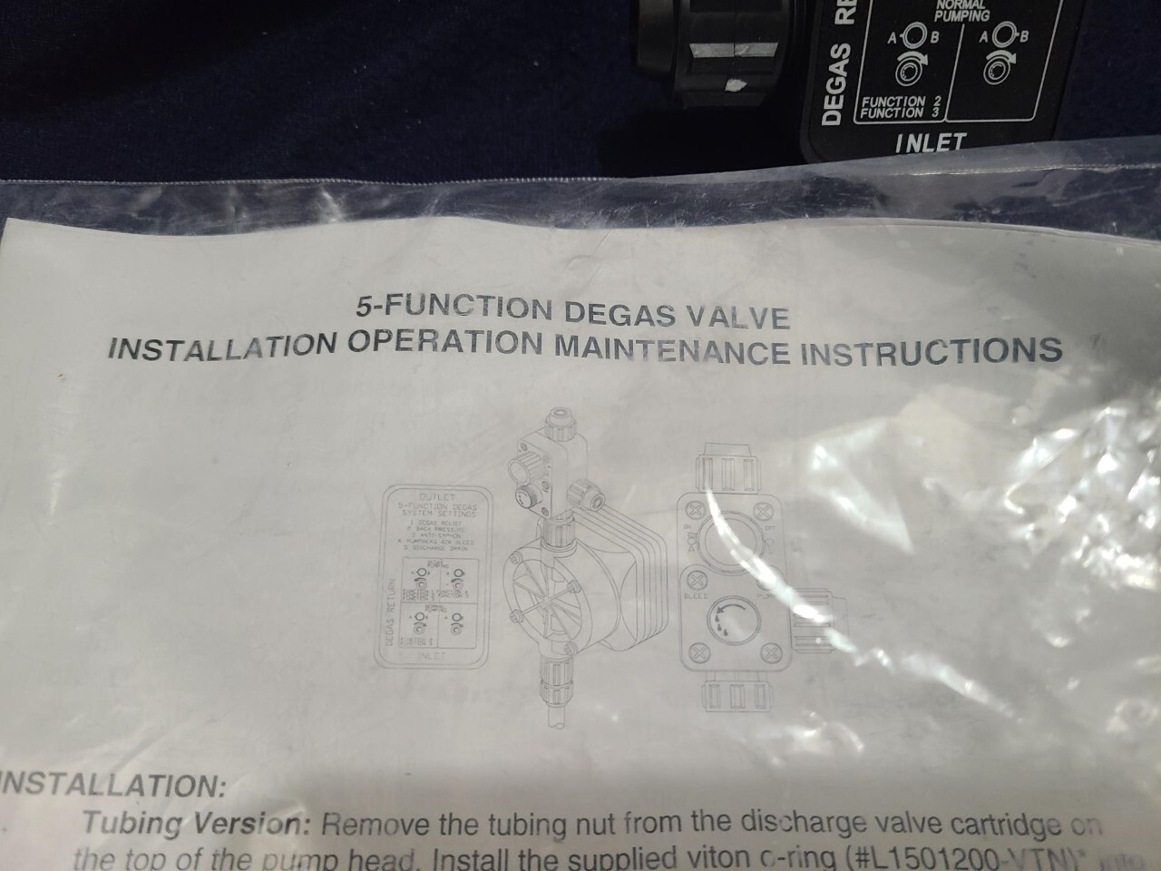 PULSAFEEDER L385KV03-PVD 5 Function Degas Valve