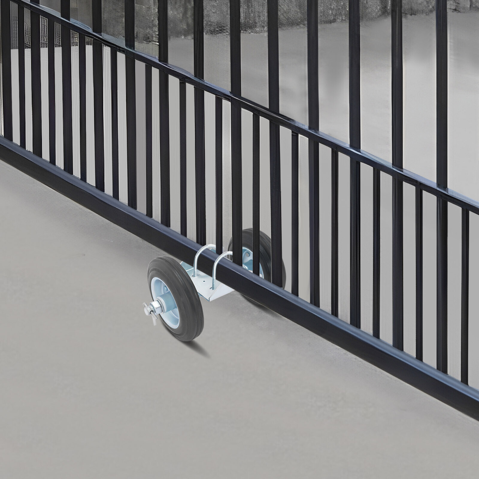 Rolling Gate Hardware Kit, Heavy Duty Sliding Gate Rollers Wheels Kit US~