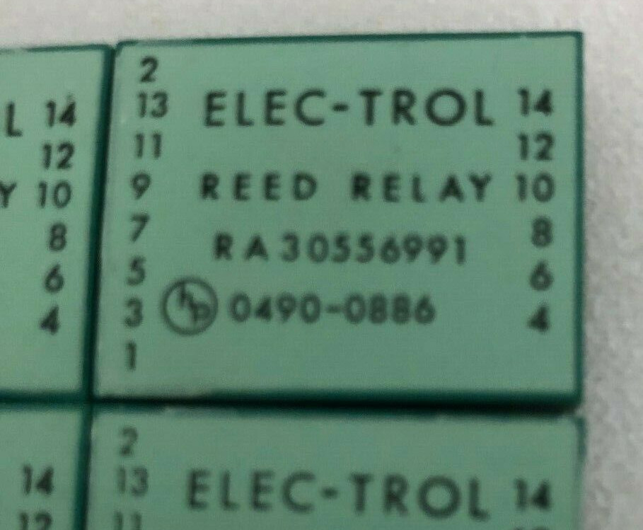 New Vtg NOS ELEC-TROL INC Reed Relay RA30556991 HP 0490-0866 Electronic