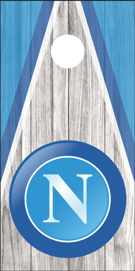 SSC Napoli (2PCS) Cornhole Board Wraps Decals Vinyl Sticker
