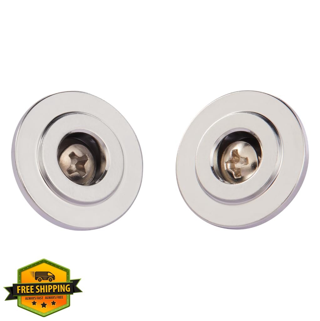 KAISH Chrome Bass String Guides Retainers 2-Pack