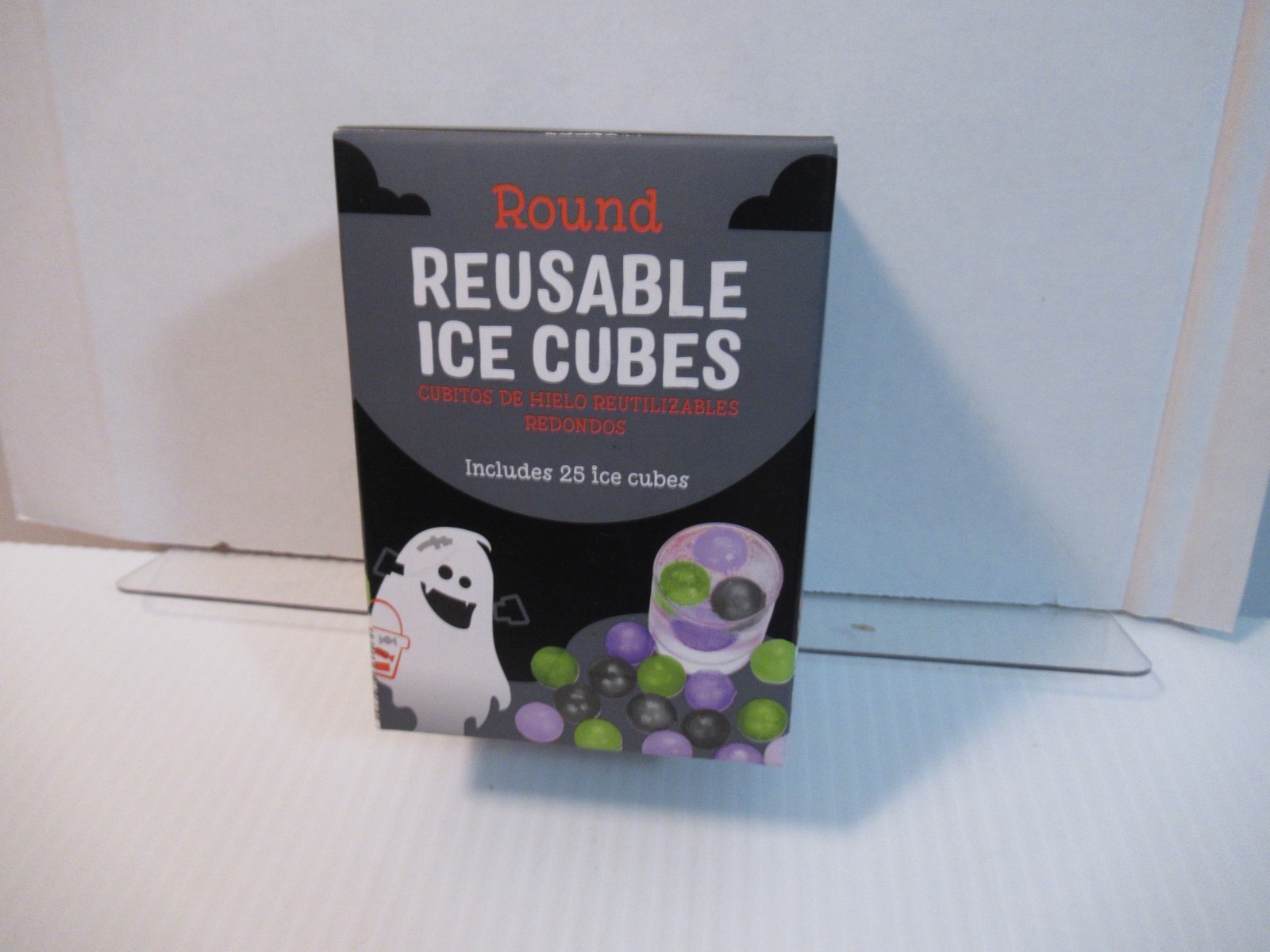 Crofton Reusable Ice Cubes 25 count Round shape BPA free dish safe NEW in Box