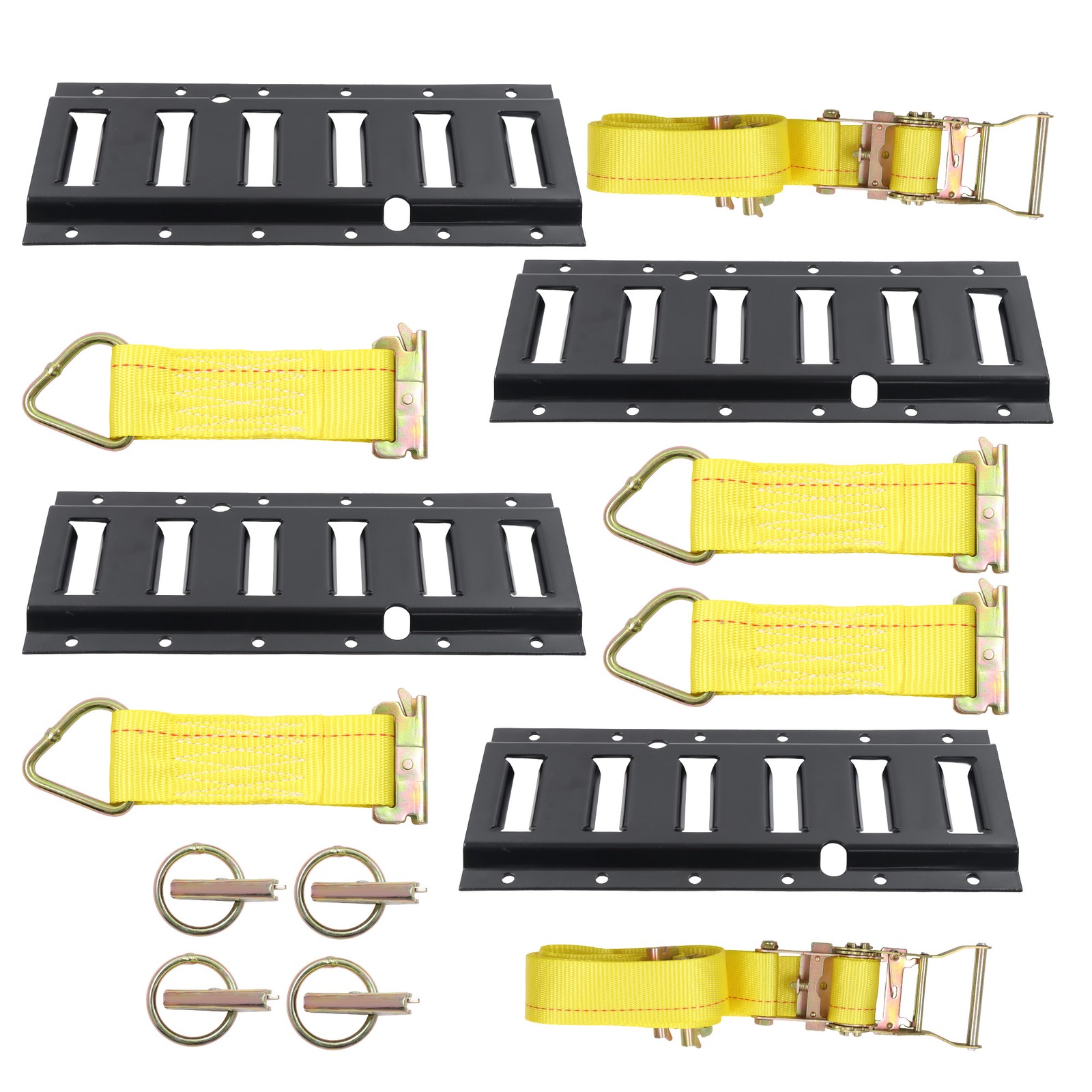 LABLT Horizontal 1' E -Track Rail Tie Down Enclosed Trailers Durable For Trucks