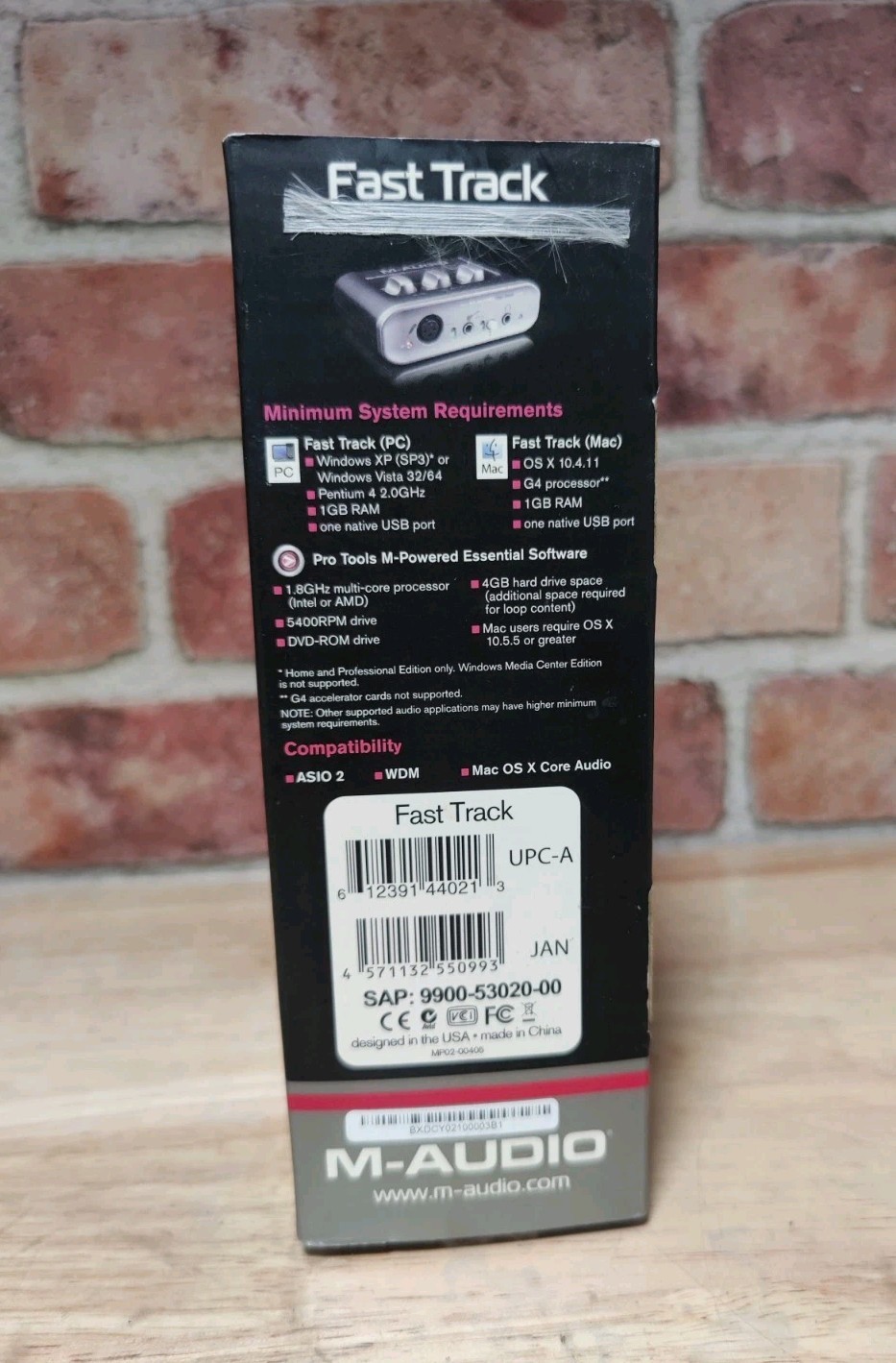 OPEN BOX M-Audio Fast Track Digital Audio Recorder