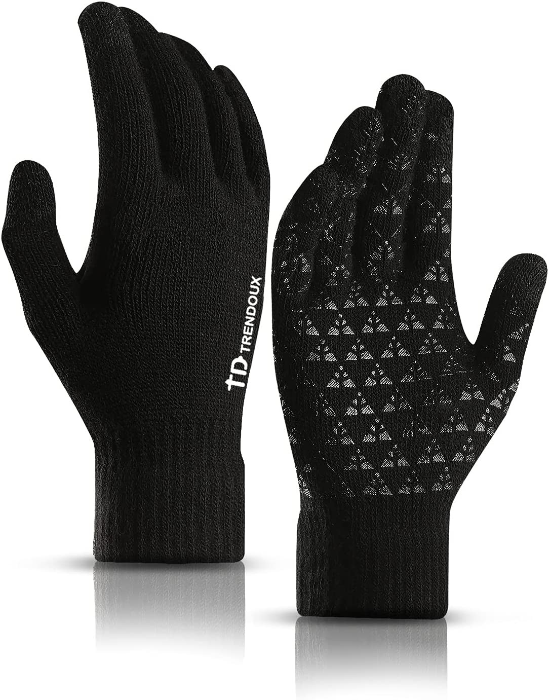 Winter Gloves for Men Women - Upgraded Touch Screen Cold Weather Thermal Warm Kn