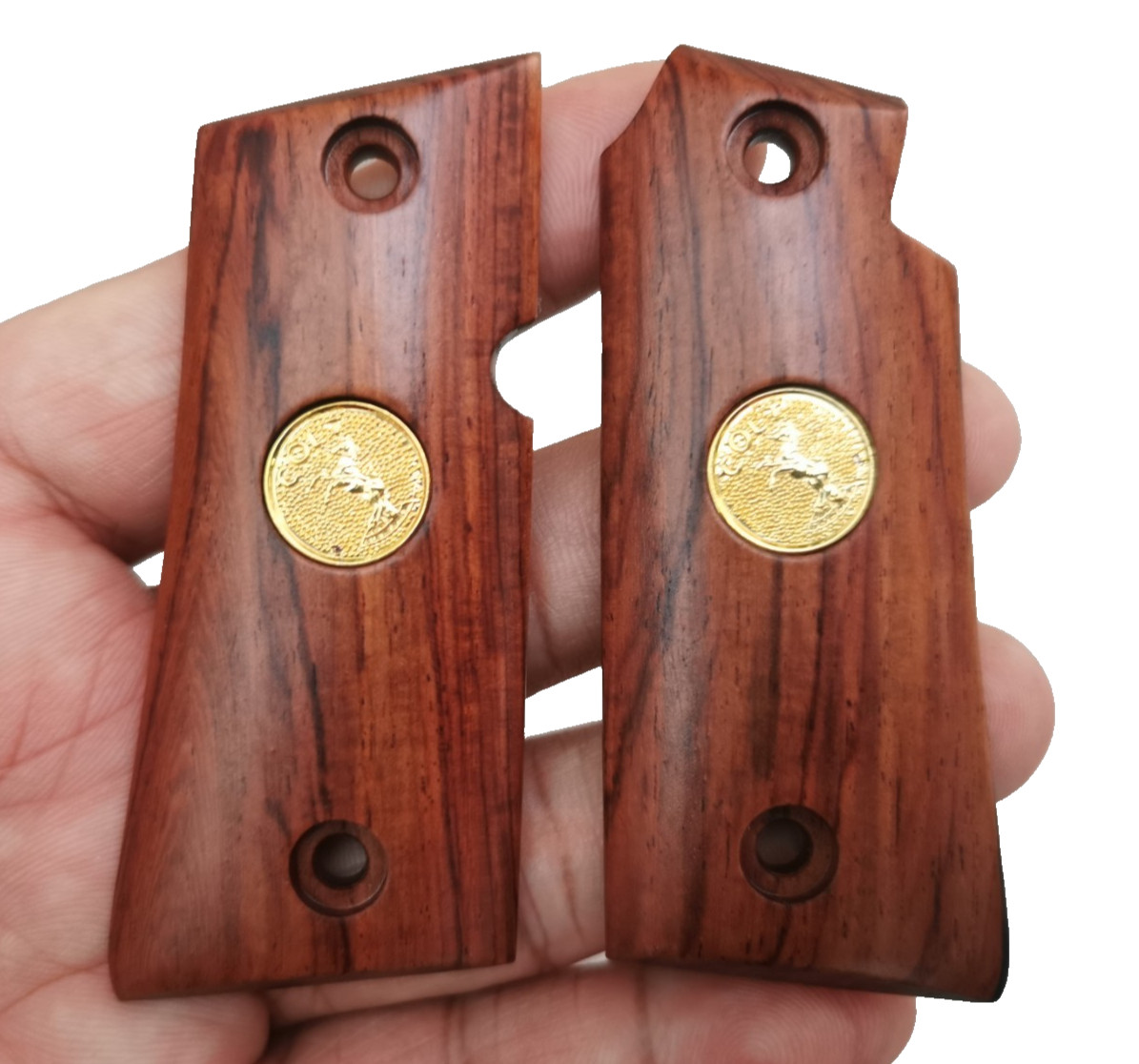 Beautiful Grips for Colt Mustang Pocketlite 380 Custom Rosewood Nice Gift # 5