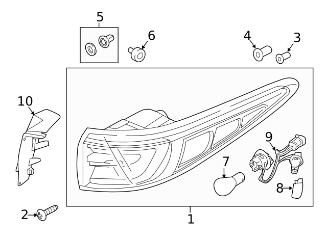 Genuine Kia Socket & Wire 92480-D9020