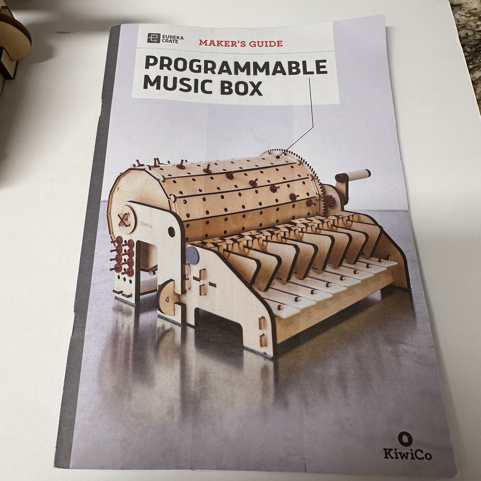 KiwiCo Maker Crate - PROGRAMMABLE MUSIC BOX - Eureka NEW- Read