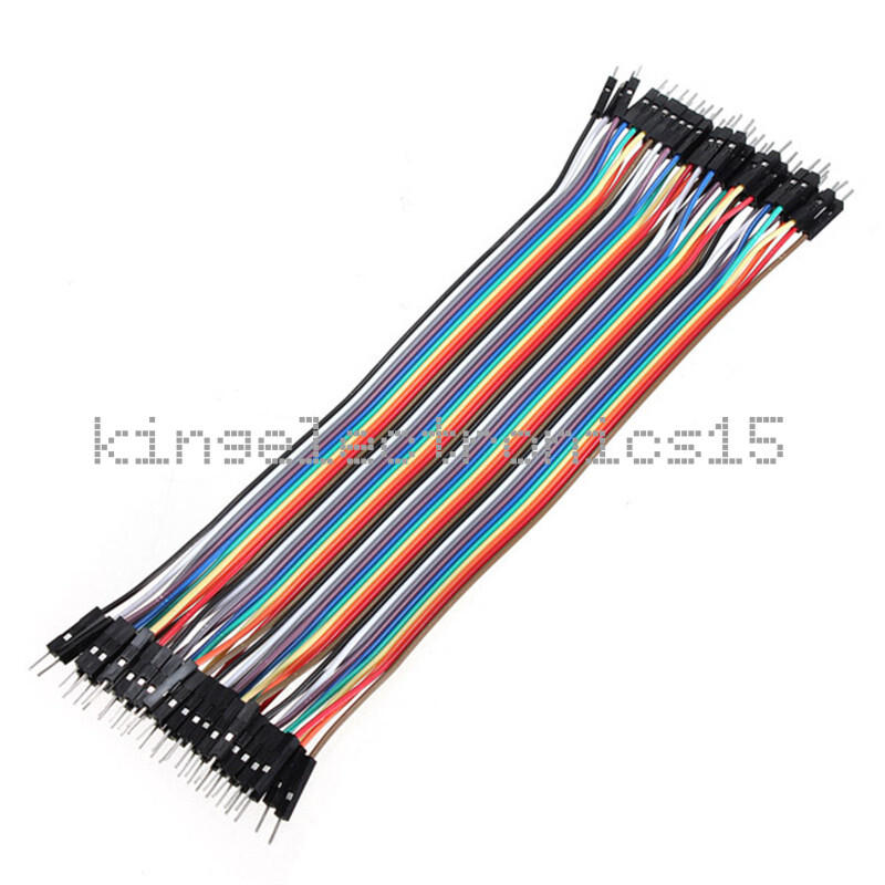 5 x 40PCS Dupont wire jumper cables 20cm 2.54MM male to male 1P-1P For Arduino