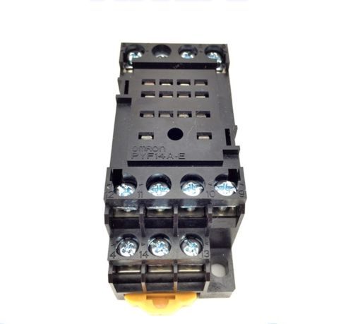OMRON PYF14A-E Relay Base Socket PYF14AE Use For MY4NJ, H3Y-4 New