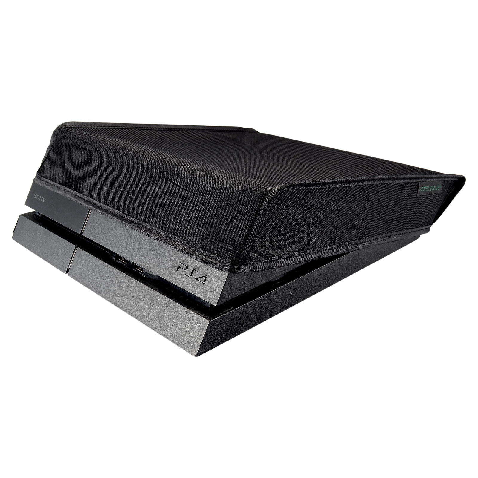 Black Nylon Horizontal Protector Dust Guard Cover for PS4 Console