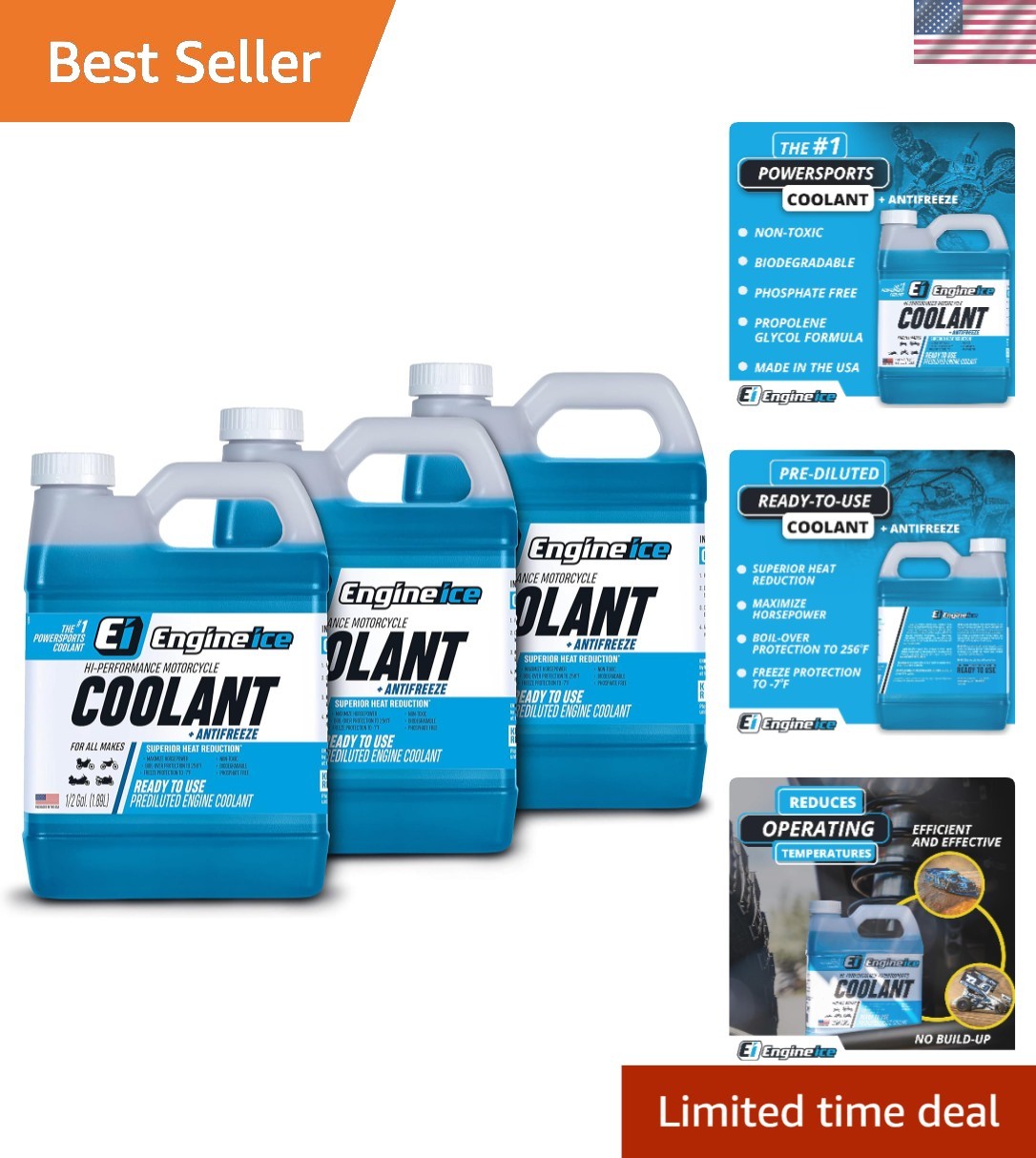 High Performance Coolant 0.5 Gallon 3 Pack Replacement