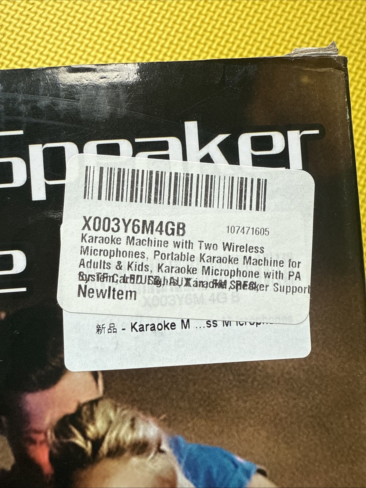 Karaoke Machine with 2 Wireless Microphones.
