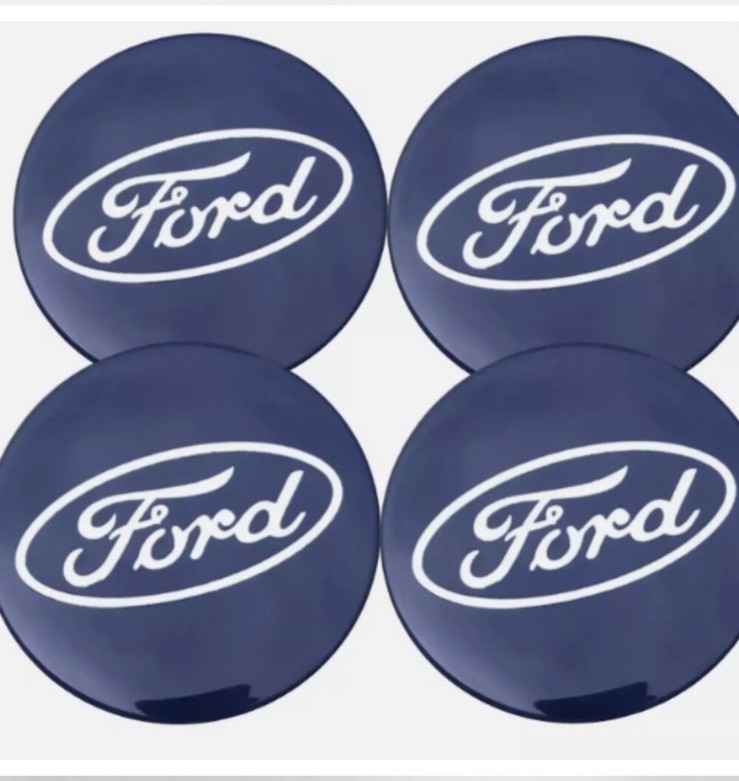 Ford C-MAX, EcoSport, Edge, Escape, Fiesta, Focus, Fusion Blue Center Cap