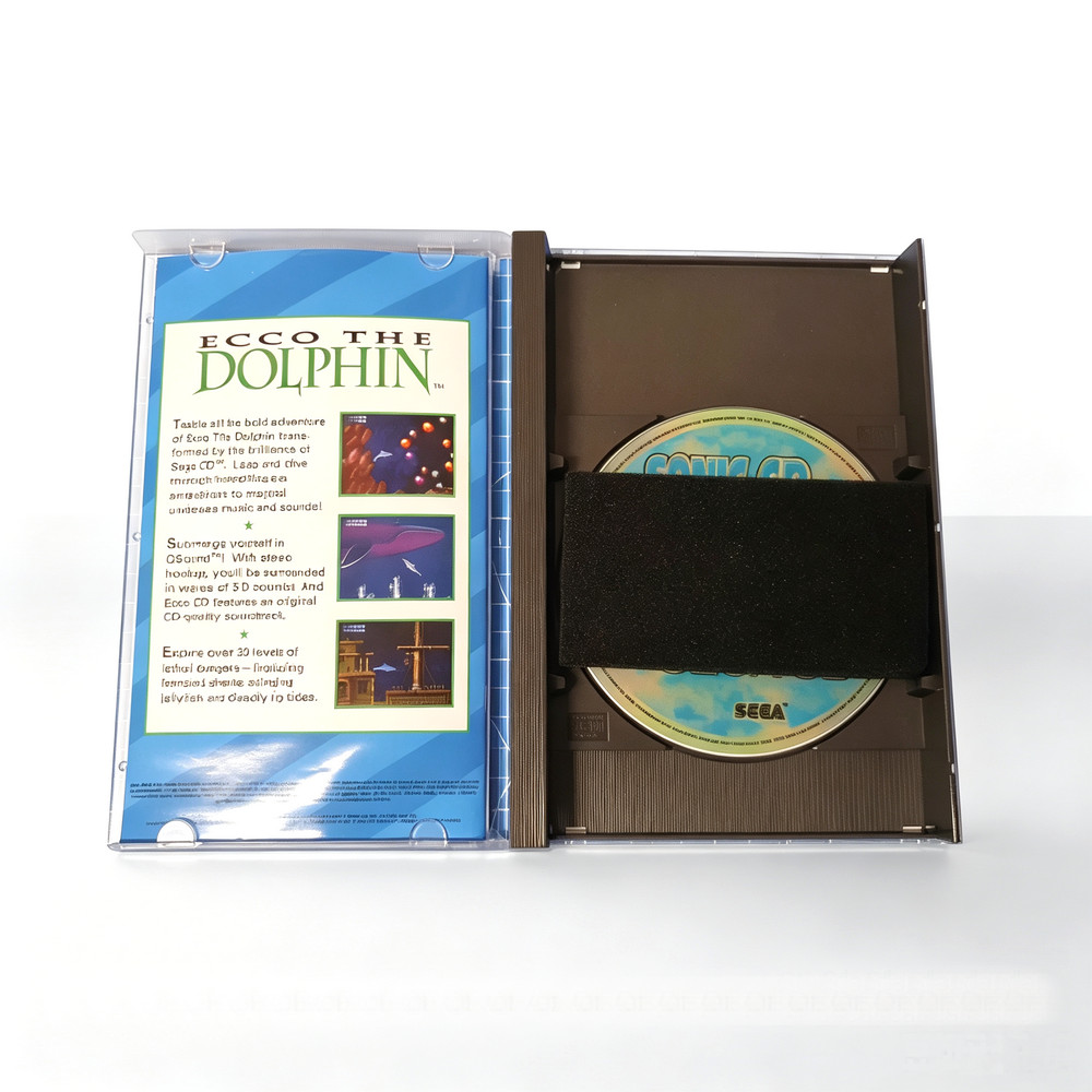 LongBox Replacement Game Case Compatible Sega Saturn Genesis CD PlayStation 1