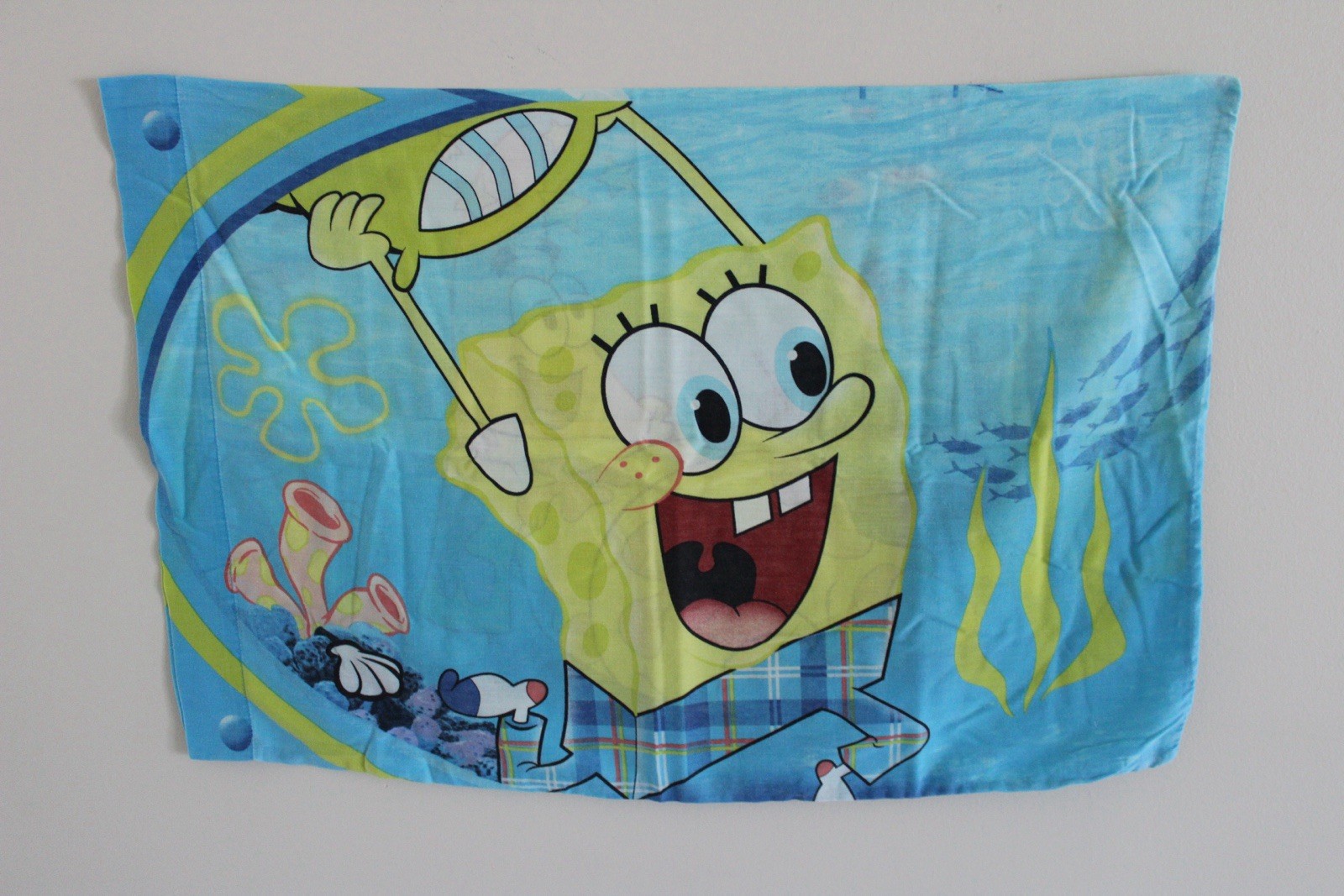 SpongeBob SquarePants Patrick Double-sided Standard Pillowcase Vintage