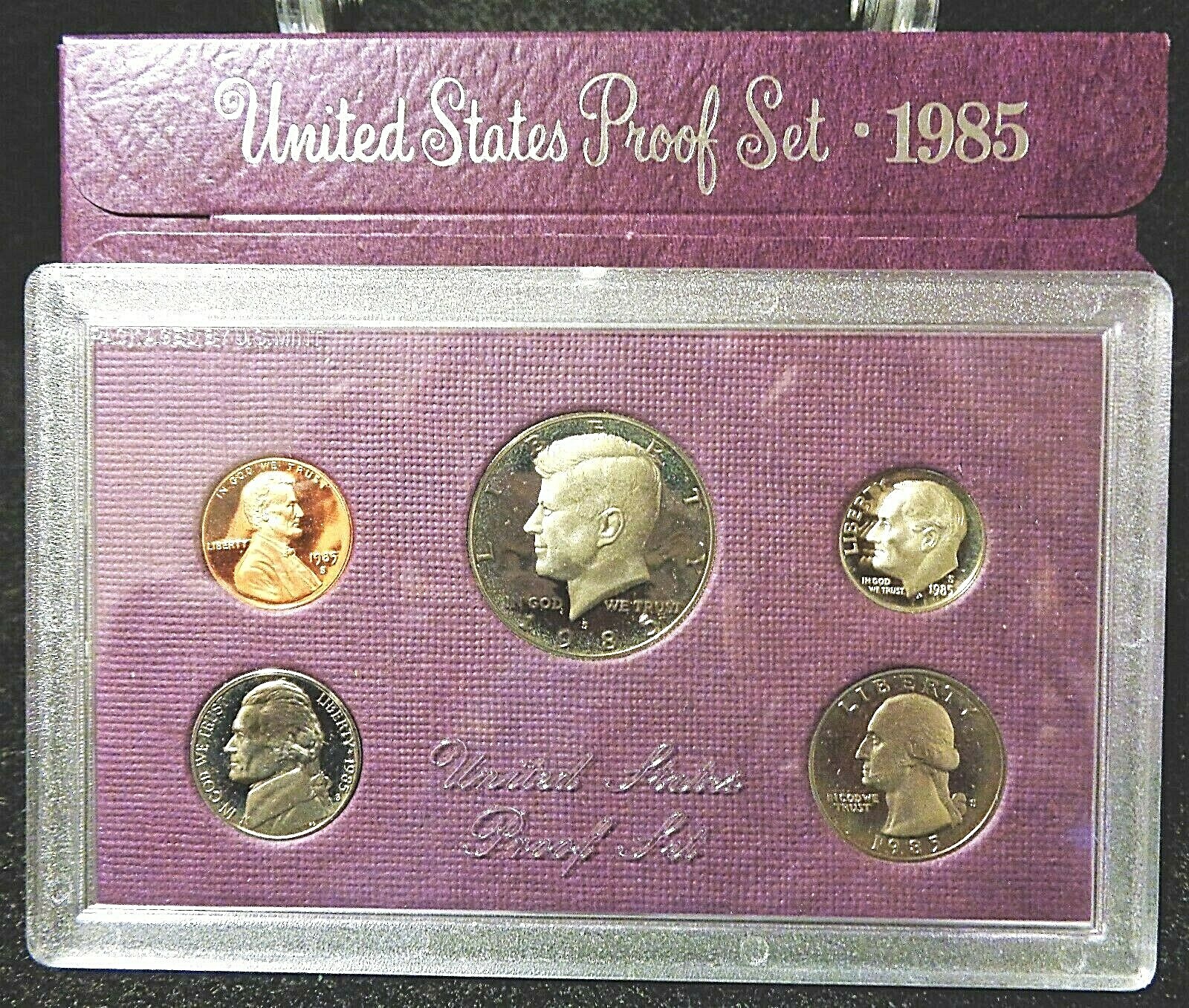 1985-S United States Mint Annual Proof Set With Box