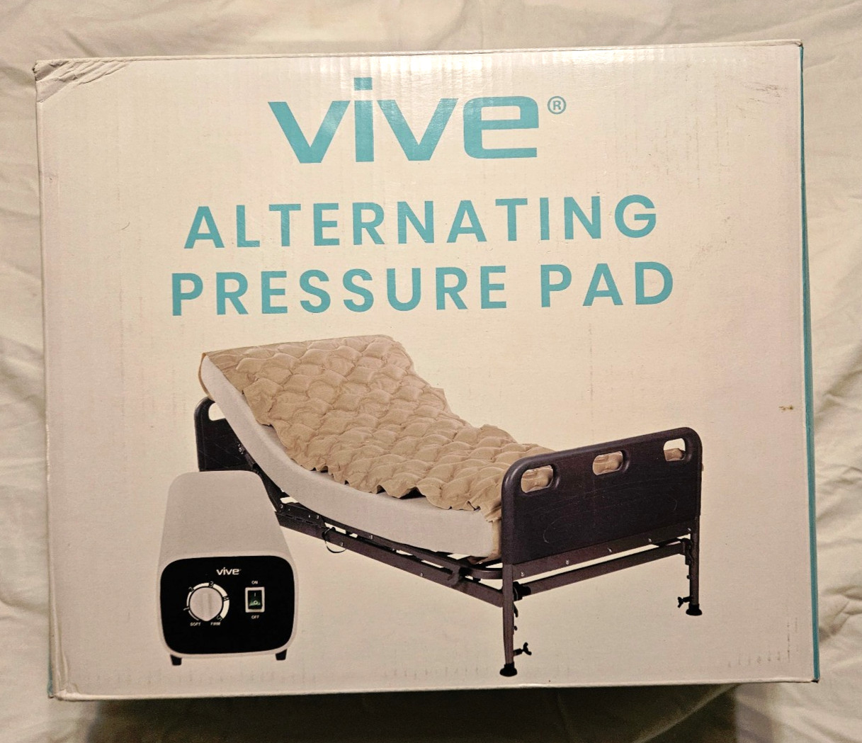 Vive Alternating Mattress Pad, Pump and Pressure Pad Bedridden Patients NEW !!
