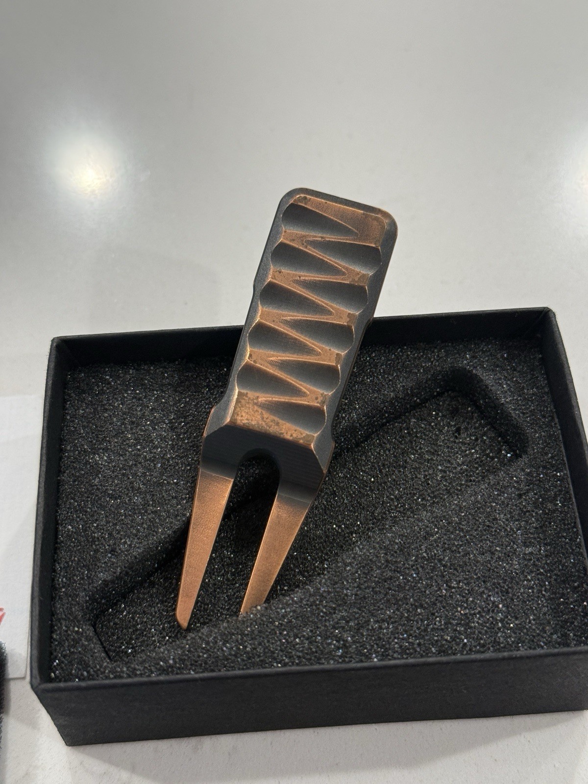 Tyson Lamb Crafted Copper Hand Stamped Divot Tool RC