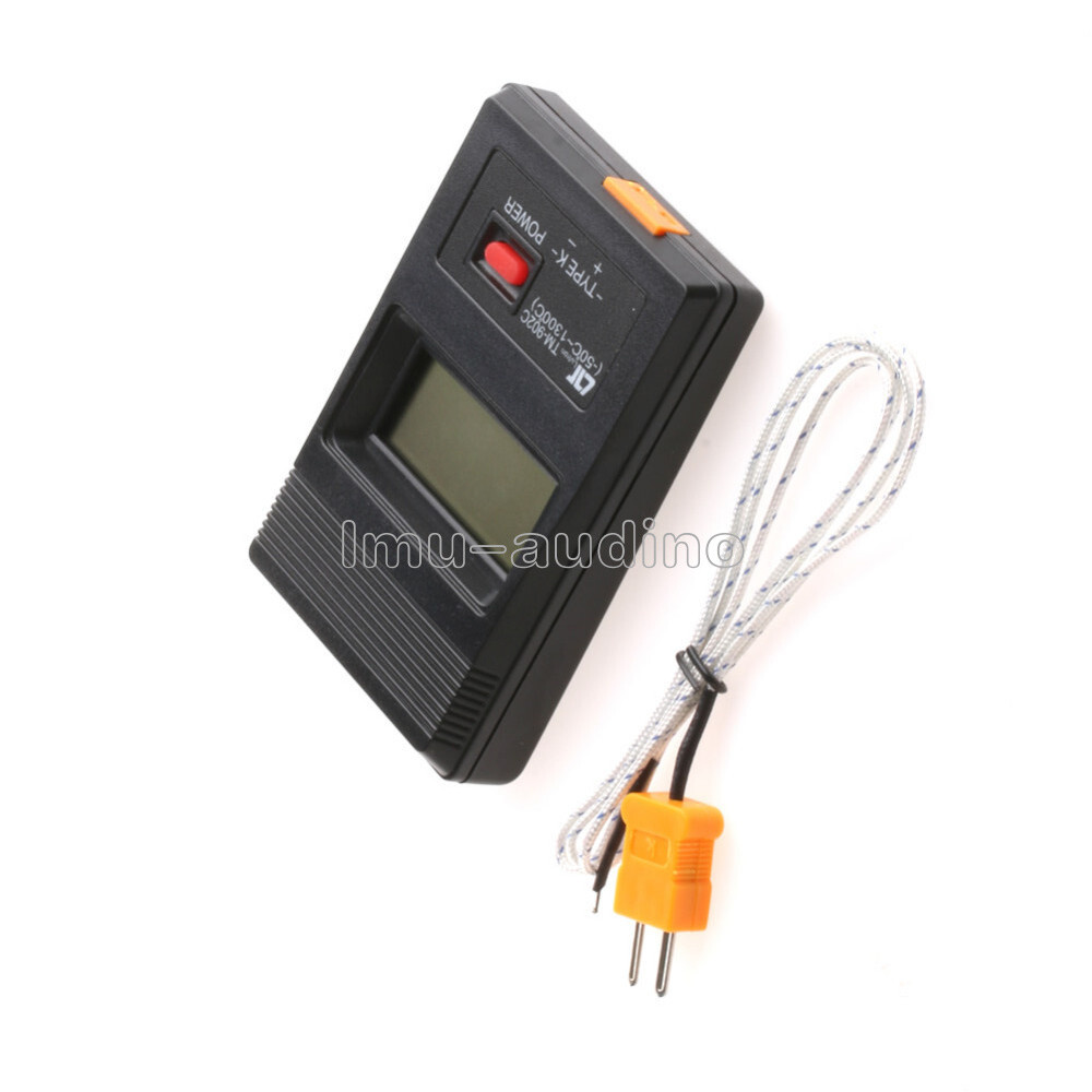 TM902C Digital LCD Thermometer Temperature Reader Meter Sensor K Type Probe