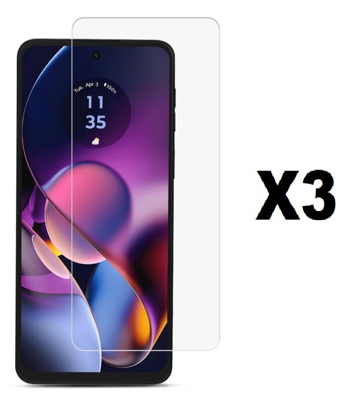 3 Pack Anti Scratch Tempered Glass Protector for Motorola Moto G Power 5G 2024