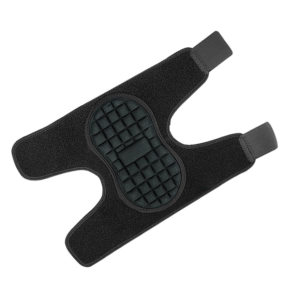 Ergonomic Black Elbow Guard Sleeve with Cozy Lining for Outdoor Sport Use