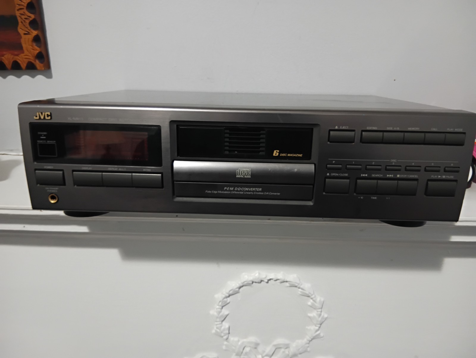 JVC XL-M415 Compact 6 Disc Automatic Changer Tested Working No Remote