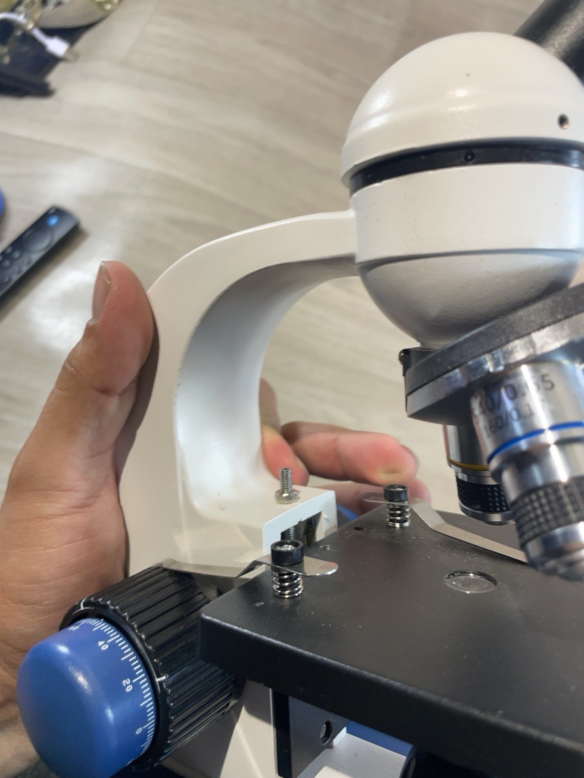 Amscope M150C Monocular Compound Microscopes 1000X Magnification - Student Scope