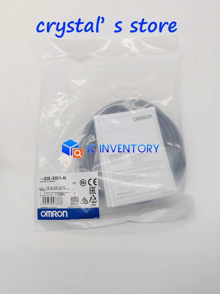1PCS E2E-X3D1-N 5m Omron NEW In Box Proximity Switch Sensor E2EX3D1N 5m