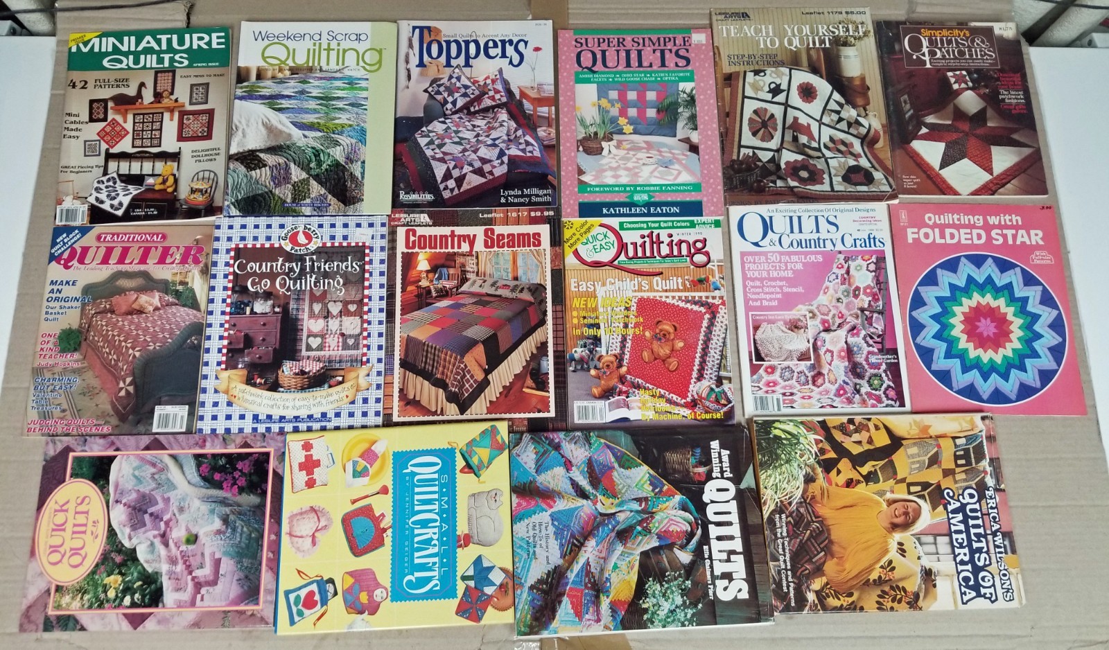 16 Quilting Making Books and Magizines