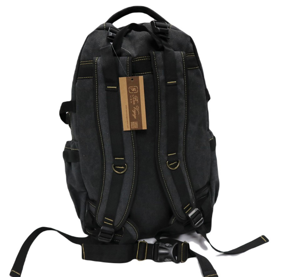 22 Inch Canvas Backpack for School and Travel
