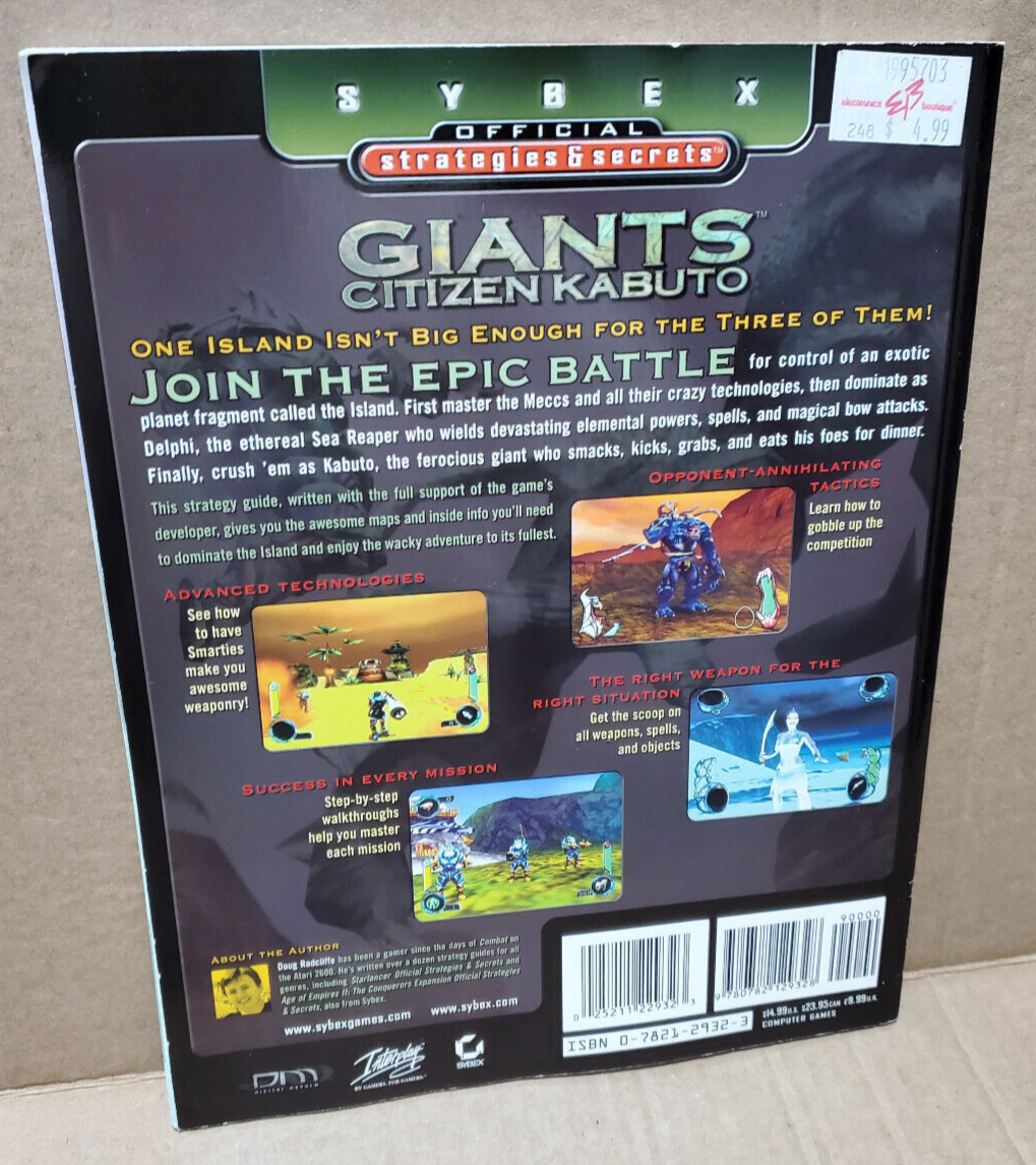 Giants Citizen Kabuto Strategy Guide Book
