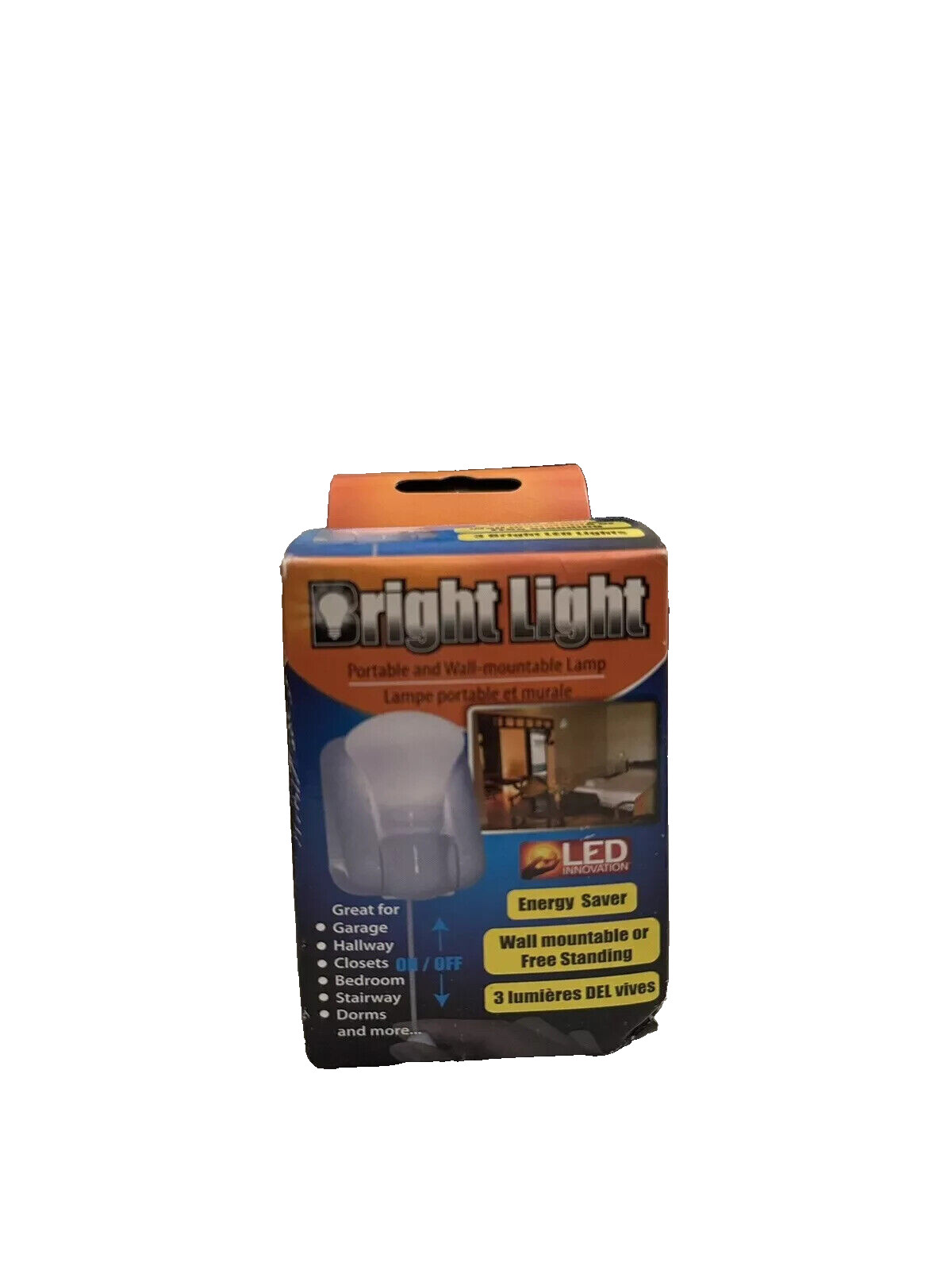3x2¼" LED Bright Light Portable and Wall Mountable Lamps