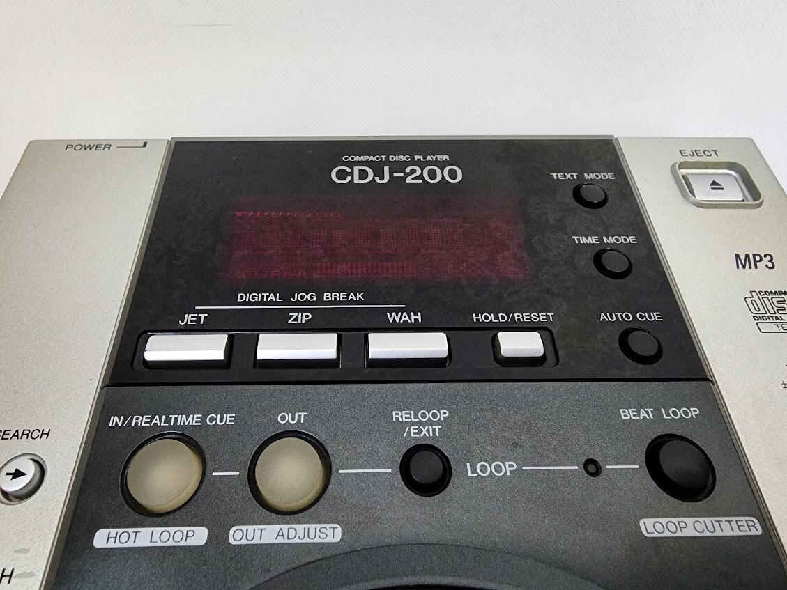 Pioneer CDJ-200 DJ Turntable Player Controller Mix Loop CD MP3