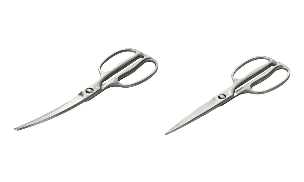 KAI Forged All-Stainless Steel Kitchen Scissors Seki Magoroku Made In Japan