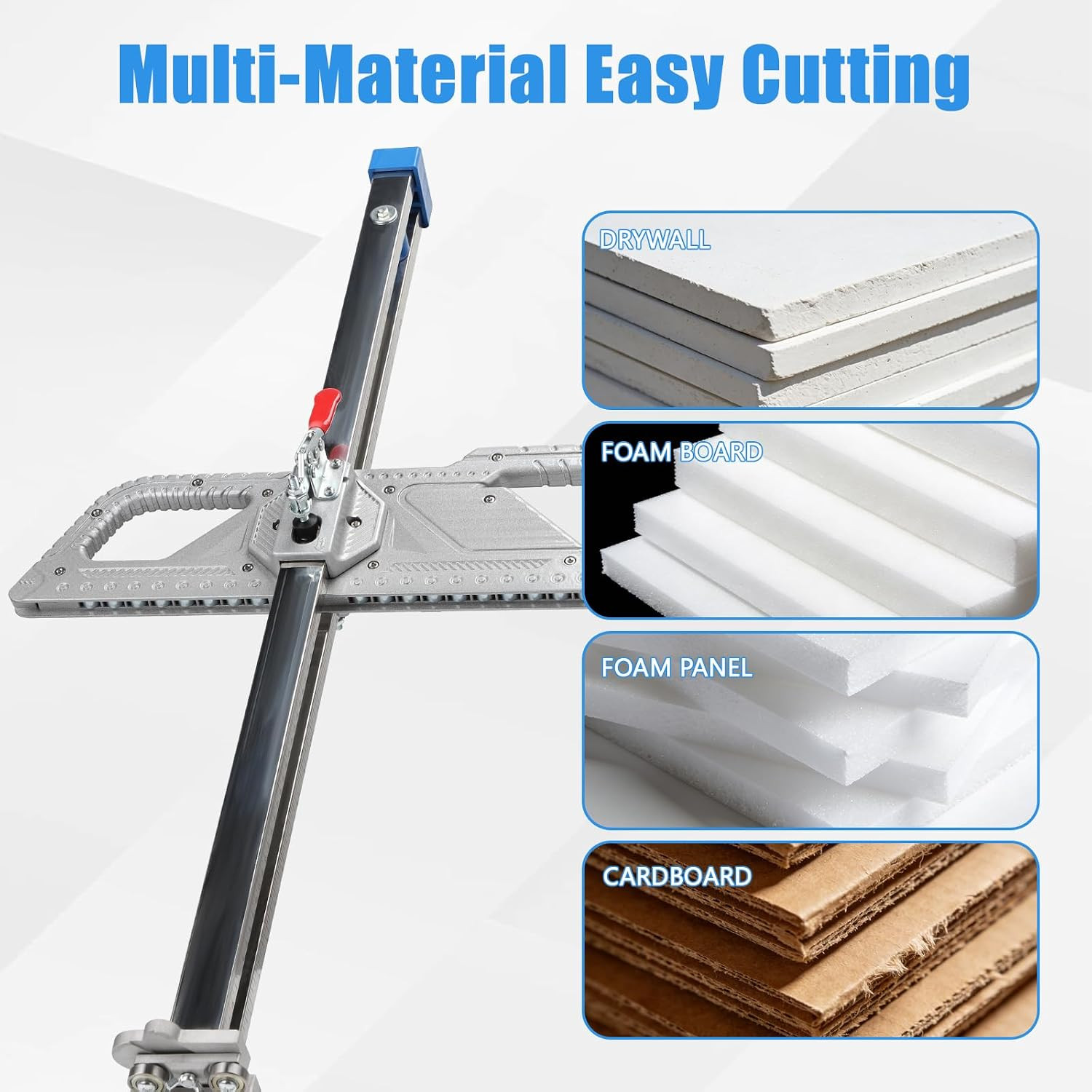 New Drywall Cutting Tool, Plasterboard Cutter 1.5-60Cm Cutting Range, Foldable D