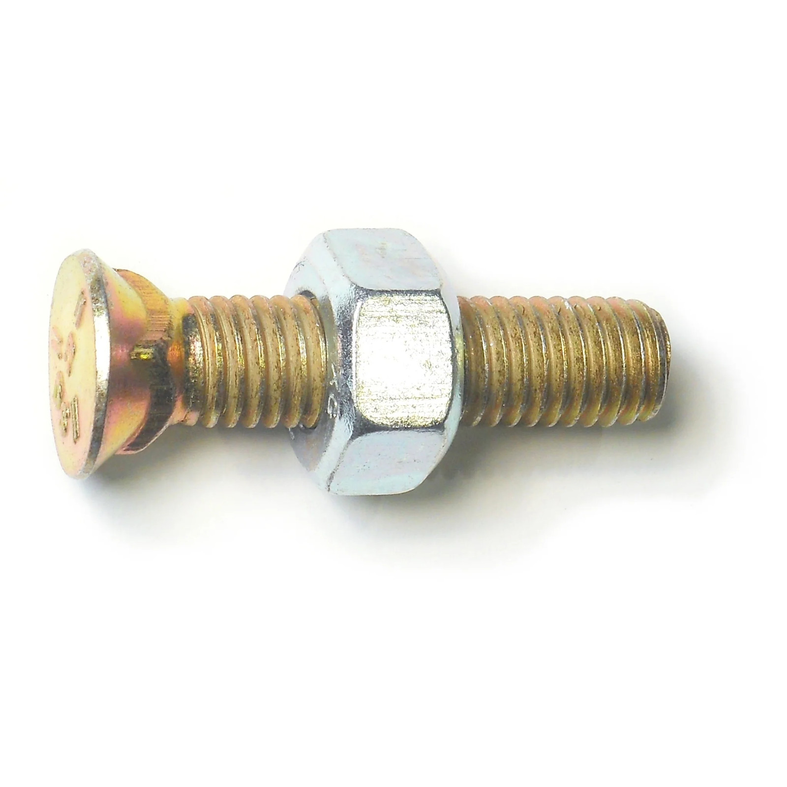 1/2"-13 x 2-1/4" Zinc Plated Grade 8 Repair Head Plow Bolts (55 pcs)
