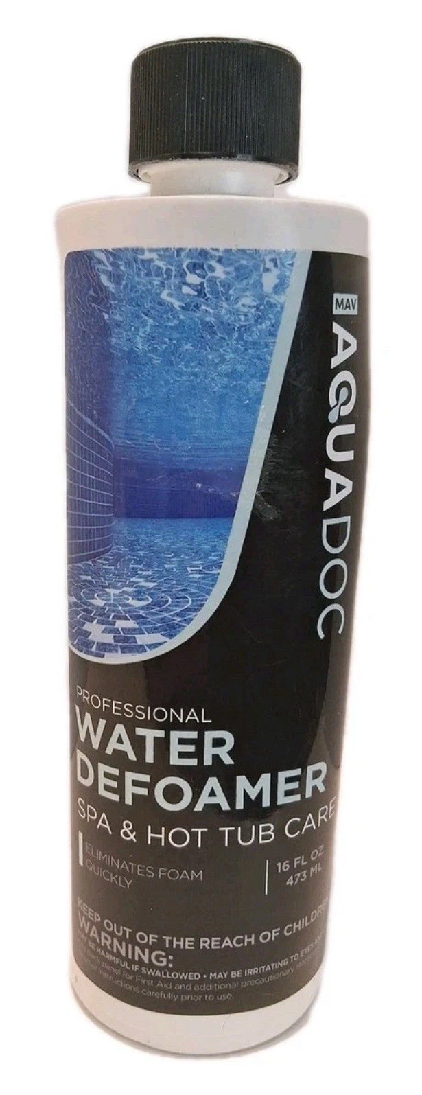 Mav Aquadoc Professional Natural Enzyme Spa & Hot Tub Care 16 oz NEW