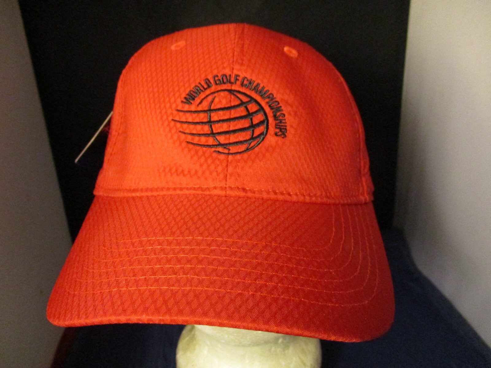 NEW BRIDGESTONE WORLD GOLF CHAMPIONSHIP HAT NWT ADJUSTABLE RED NICE AHEAD