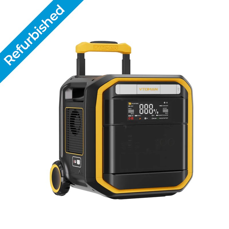 VTOMAN FlashSpeed Pro 3600 Portable Power Station 3600W 3096Wh Refurbished