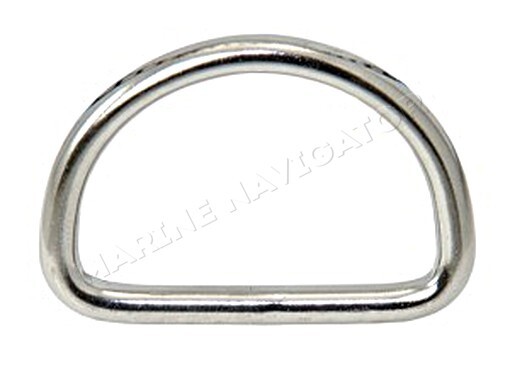 Stainless Steel D Ring AISI316 4mm x 30mm X10 pcs