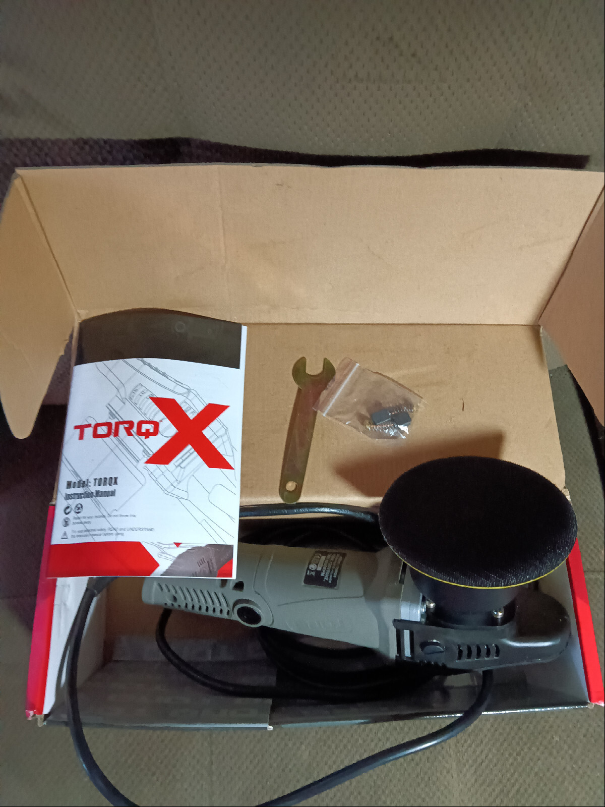Chemical Guys TORQX Random Orbital Polisher With Box Multi Speed