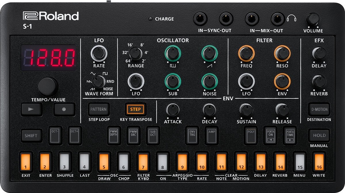 Roland S-1 Tweak Synth Compact Polyphonic Synthesizer Module Japan S1 Black Rare