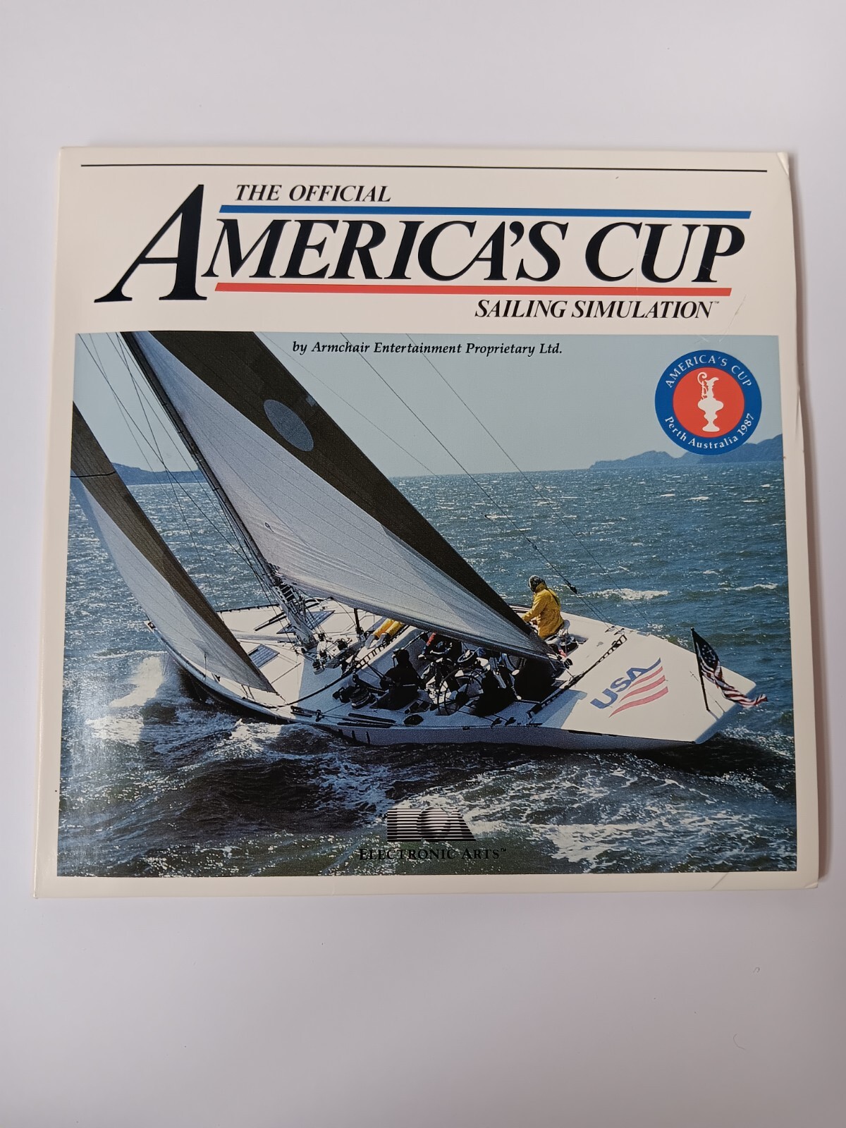 Commodore 64 The Official Americas Cup Sailing Simulation Software Tested/Works