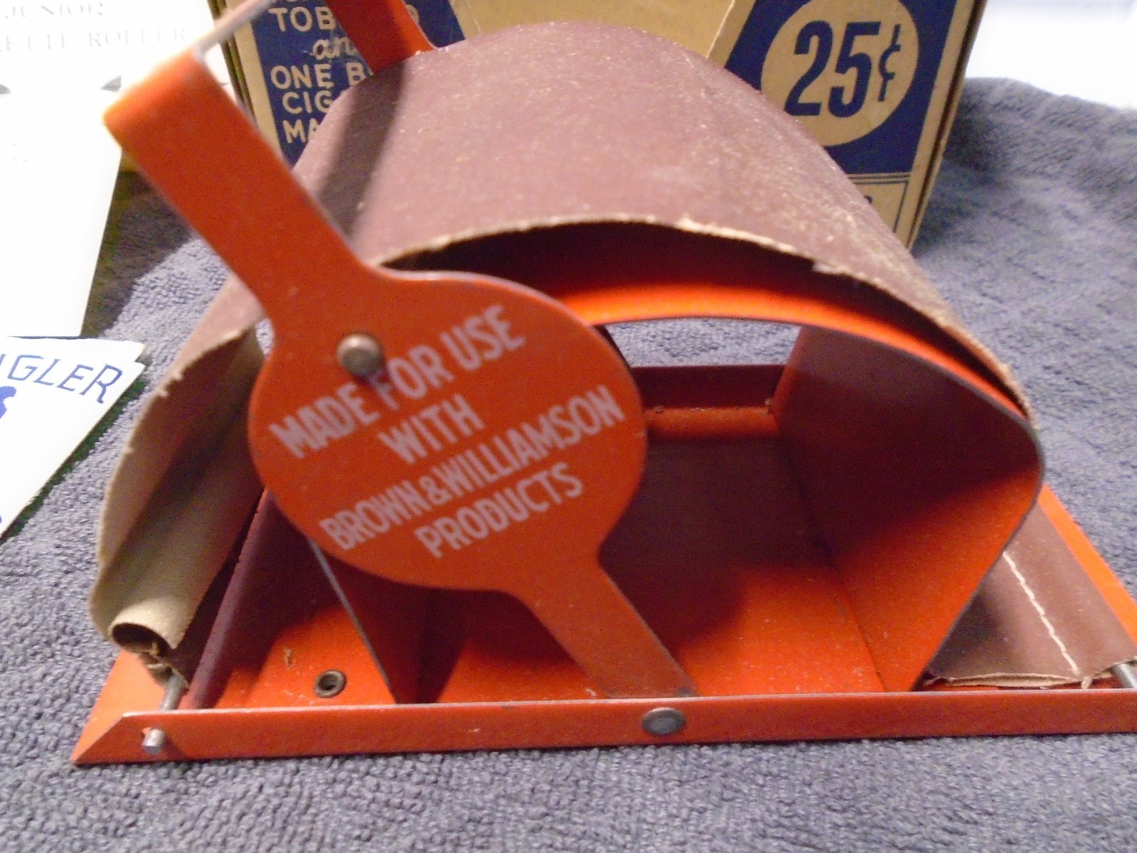 Vintage Bugler Rolling Machine in Original Box